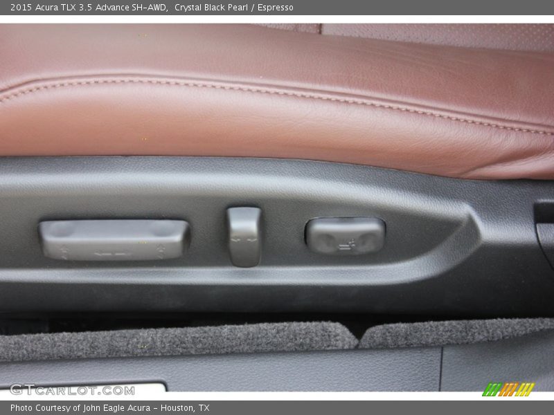Crystal Black Pearl / Espresso 2015 Acura TLX 3.5 Advance SH-AWD
