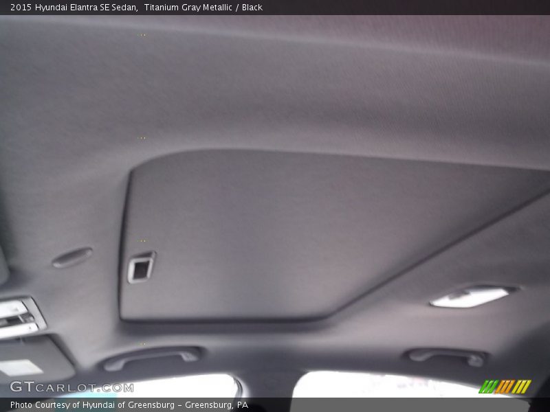 Titanium Gray Metallic / Black 2015 Hyundai Elantra SE Sedan