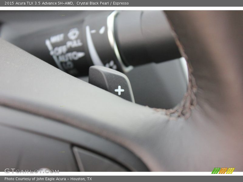 Crystal Black Pearl / Espresso 2015 Acura TLX 3.5 Advance SH-AWD