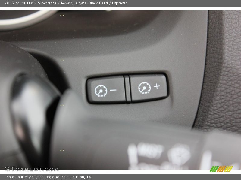 Crystal Black Pearl / Espresso 2015 Acura TLX 3.5 Advance SH-AWD