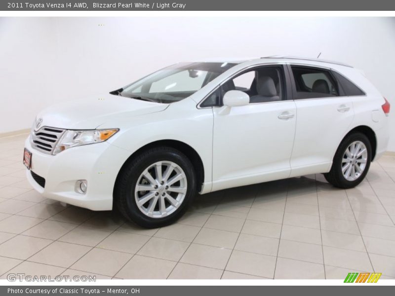 Blizzard Pearl White / Light Gray 2011 Toyota Venza I4 AWD
