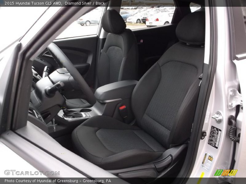 Front Seat of 2015 Tucson GLS AWD