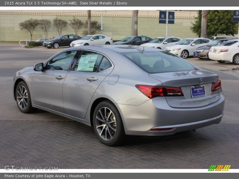 Slate Silver Metallic / Ebony 2015 Acura TLX 3.5 Technology SH-AWD