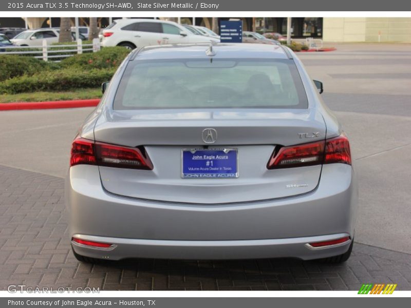 Slate Silver Metallic / Ebony 2015 Acura TLX 3.5 Technology SH-AWD