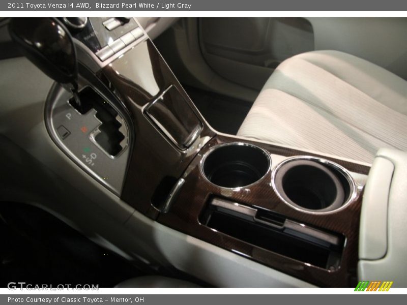 Blizzard Pearl White / Light Gray 2011 Toyota Venza I4 AWD