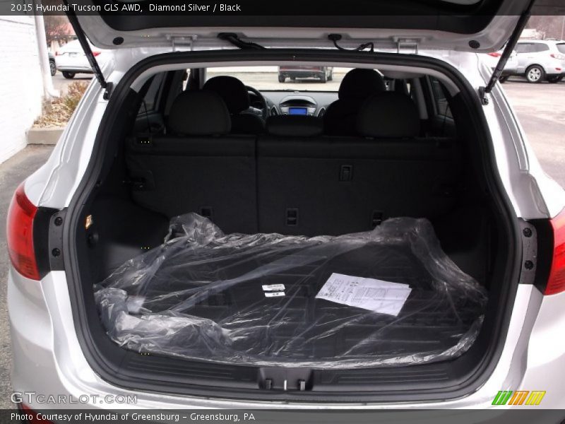 Diamond Silver / Black 2015 Hyundai Tucson GLS AWD