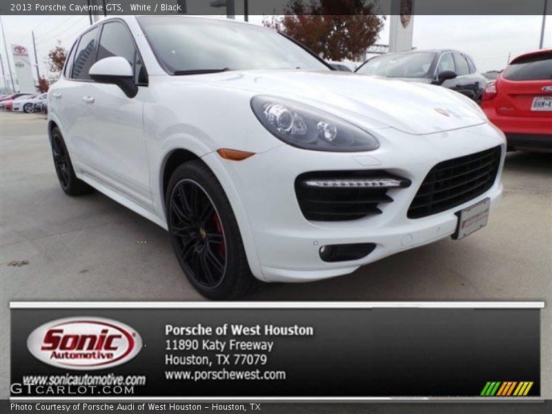 White / Black 2013 Porsche Cayenne GTS