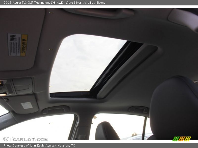 Slate Silver Metallic / Ebony 2015 Acura TLX 3.5 Technology SH-AWD