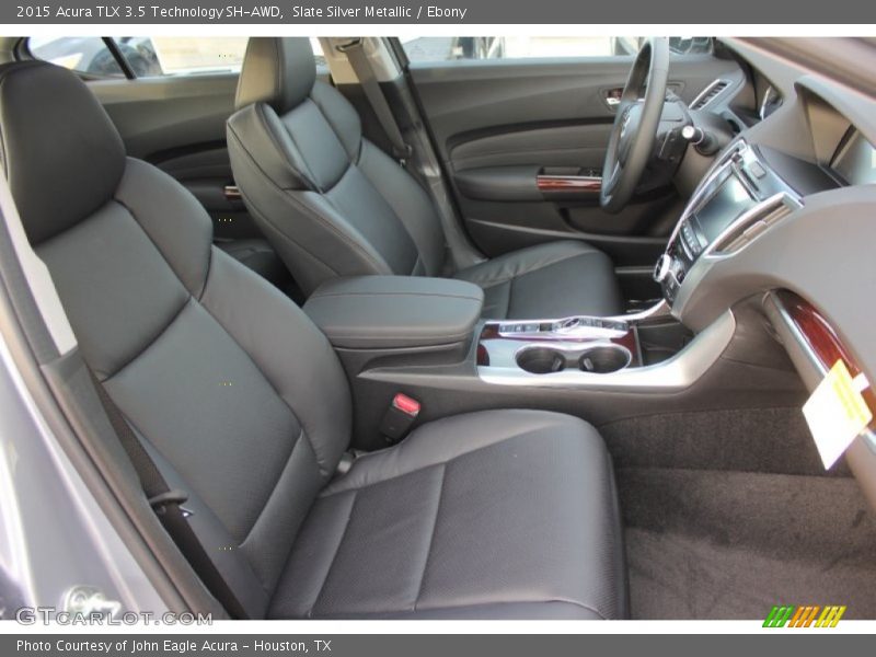 Slate Silver Metallic / Ebony 2015 Acura TLX 3.5 Technology SH-AWD