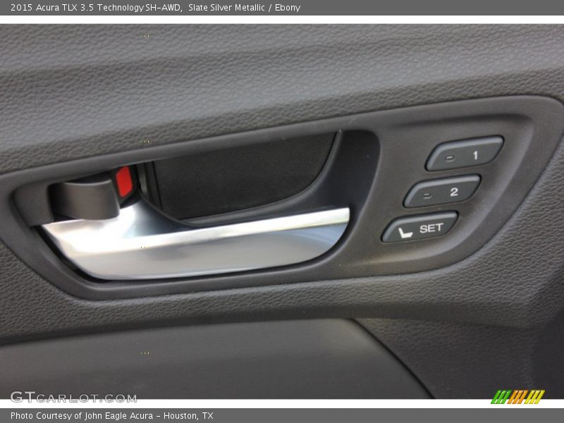 Slate Silver Metallic / Ebony 2015 Acura TLX 3.5 Technology SH-AWD