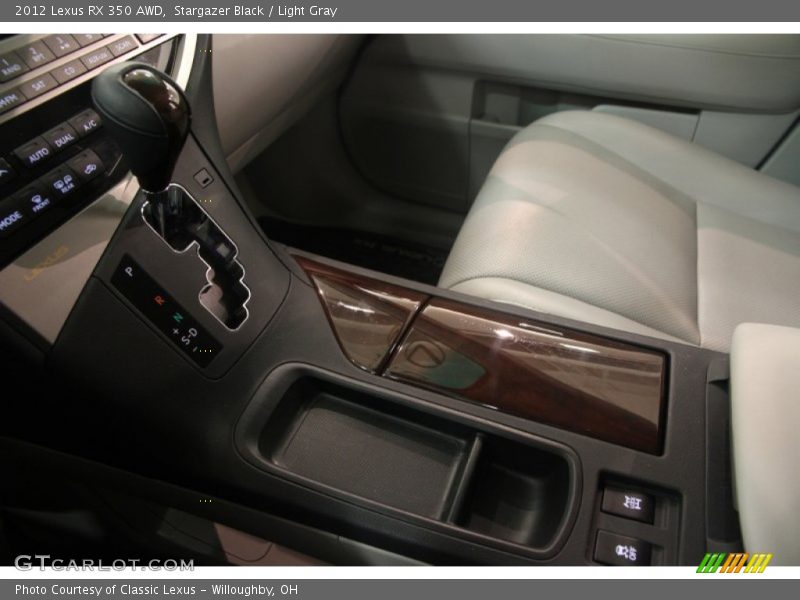 Stargazer Black / Light Gray 2012 Lexus RX 350 AWD