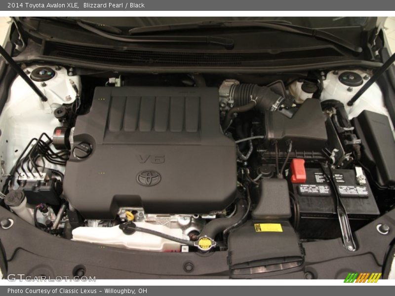 Blizzard Pearl / Black 2014 Toyota Avalon XLE