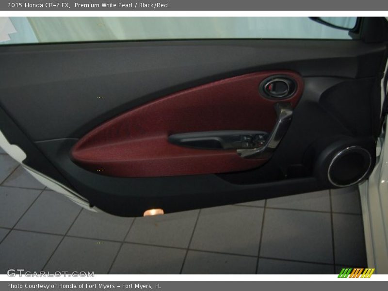 Premium White Pearl / Black/Red 2015 Honda CR-Z EX