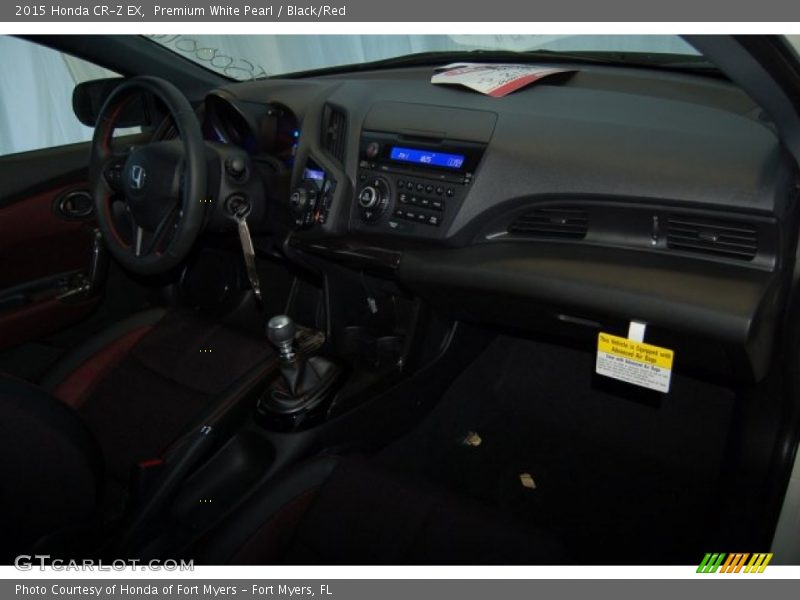 Premium White Pearl / Black/Red 2015 Honda CR-Z EX