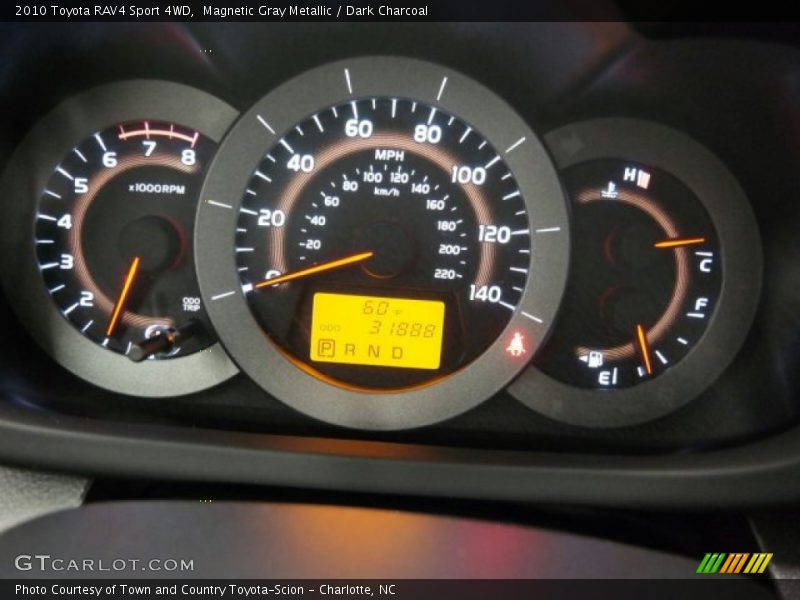 Magnetic Gray Metallic / Dark Charcoal 2010 Toyota RAV4 Sport 4WD