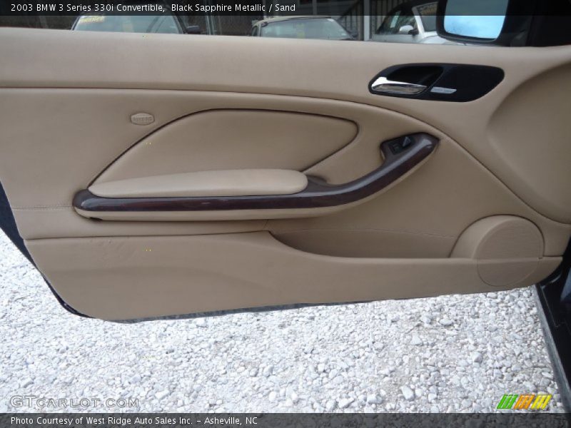 Black Sapphire Metallic / Sand 2003 BMW 3 Series 330i Convertible