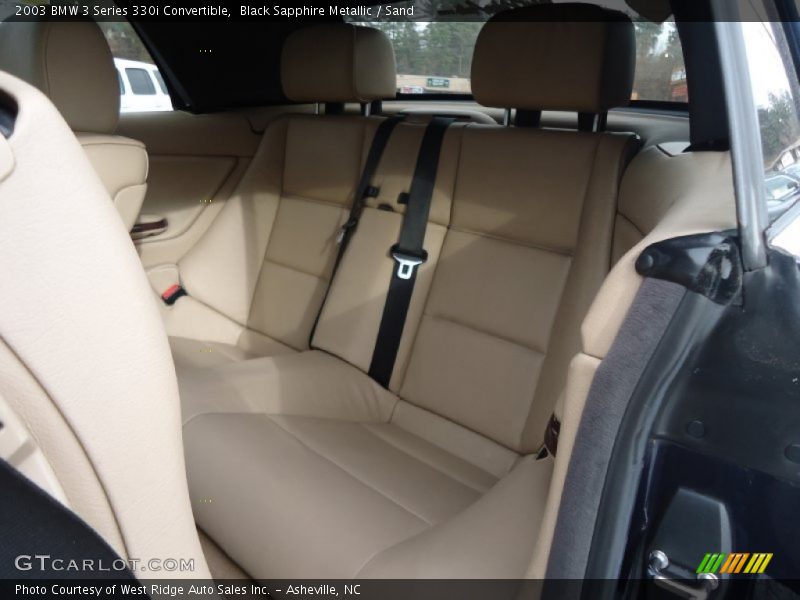 Black Sapphire Metallic / Sand 2003 BMW 3 Series 330i Convertible