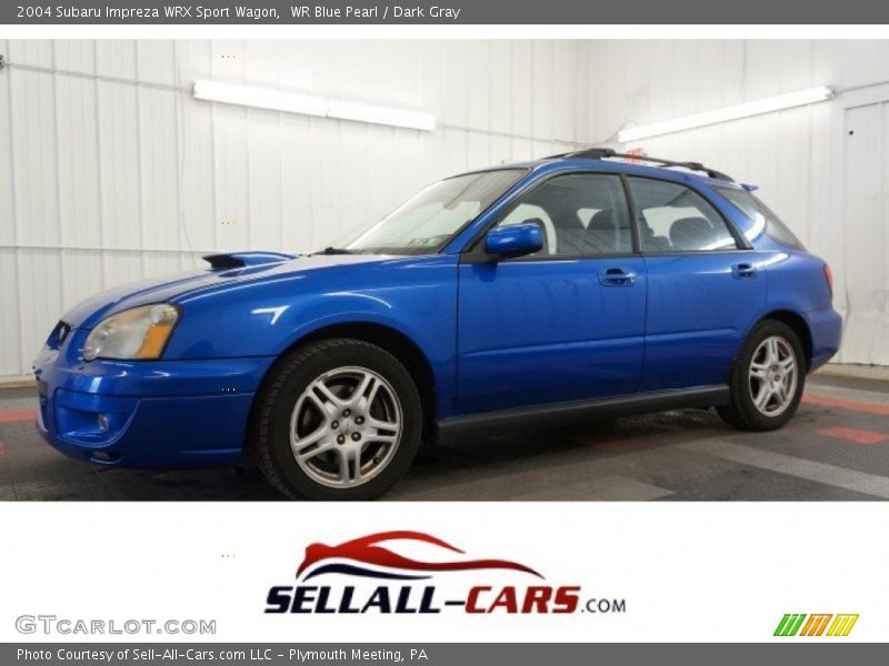 WR Blue Pearl / Dark Gray 2004 Subaru Impreza WRX Sport Wagon