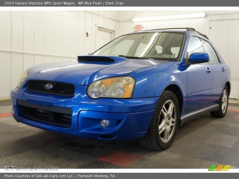 WR Blue Pearl / Dark Gray 2004 Subaru Impreza WRX Sport Wagon