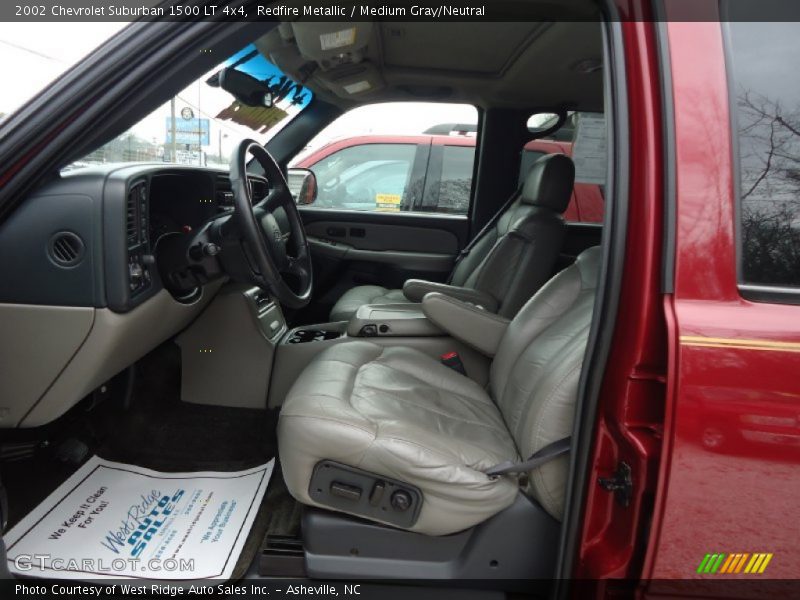 Redfire Metallic / Medium Gray/Neutral 2002 Chevrolet Suburban 1500 LT 4x4