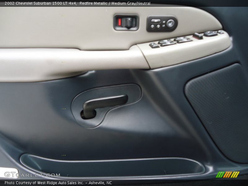 Redfire Metallic / Medium Gray/Neutral 2002 Chevrolet Suburban 1500 LT 4x4