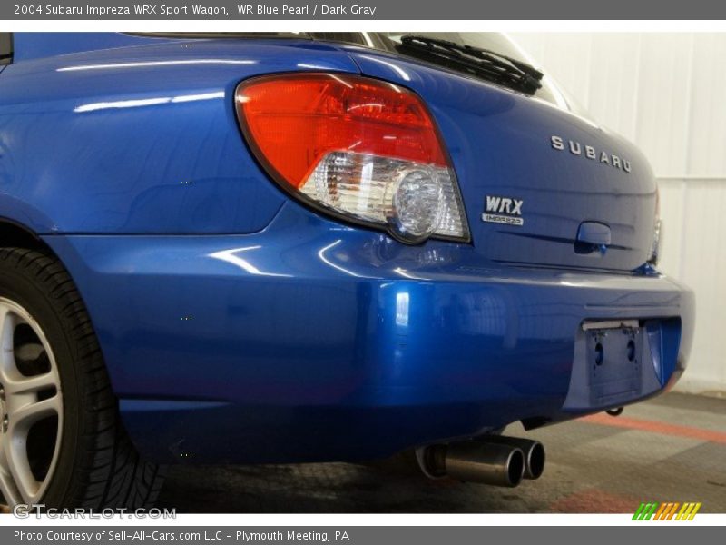 WR Blue Pearl / Dark Gray 2004 Subaru Impreza WRX Sport Wagon
