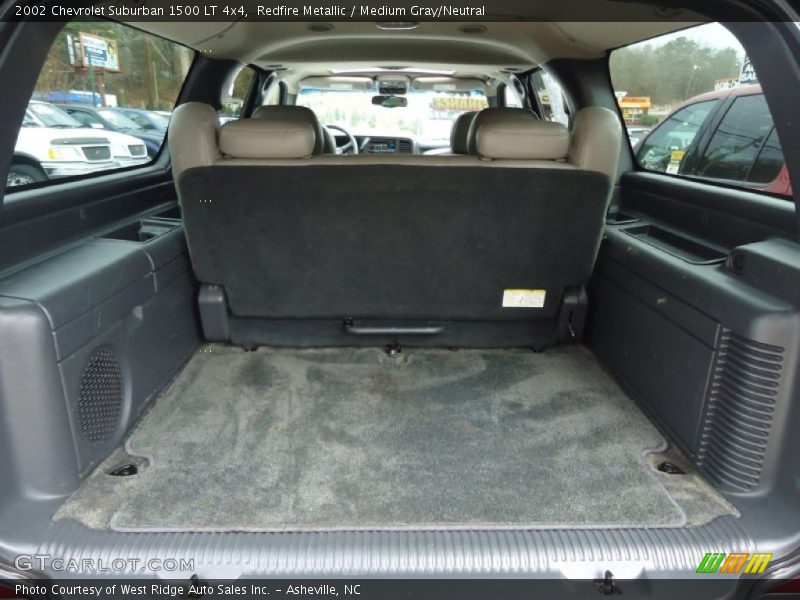 Redfire Metallic / Medium Gray/Neutral 2002 Chevrolet Suburban 1500 LT 4x4