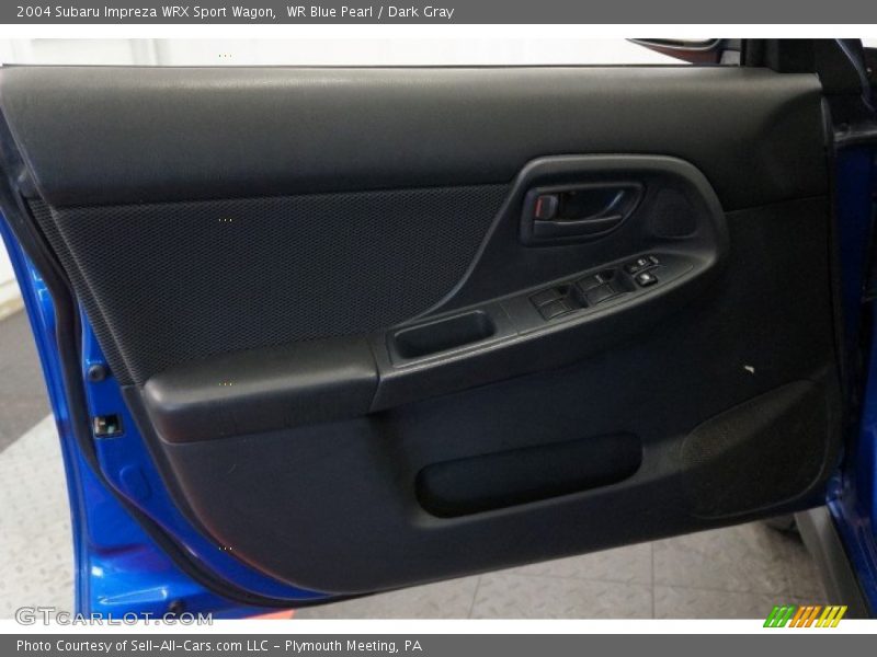 WR Blue Pearl / Dark Gray 2004 Subaru Impreza WRX Sport Wagon