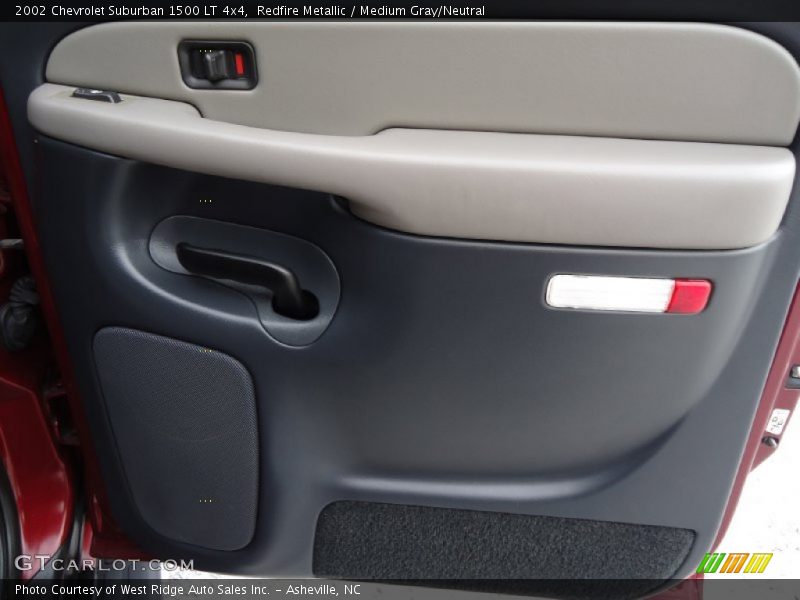 Redfire Metallic / Medium Gray/Neutral 2002 Chevrolet Suburban 1500 LT 4x4