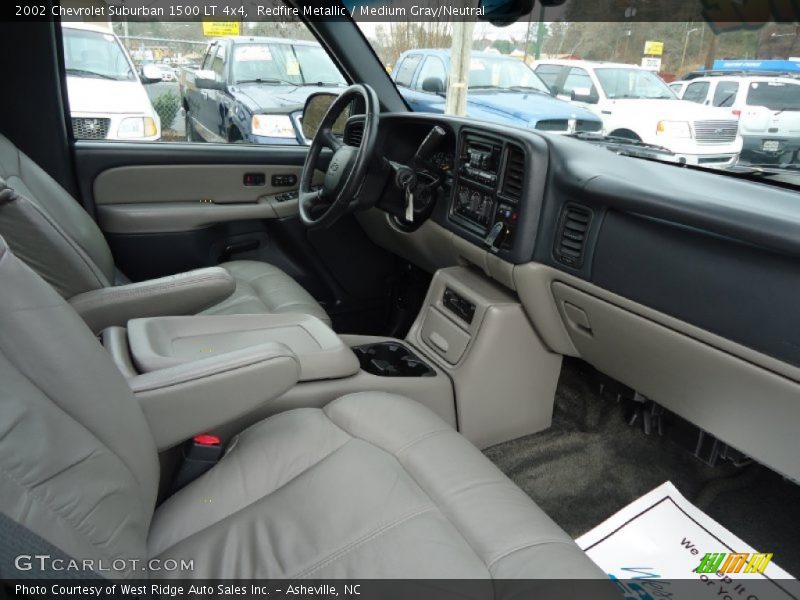Redfire Metallic / Medium Gray/Neutral 2002 Chevrolet Suburban 1500 LT 4x4