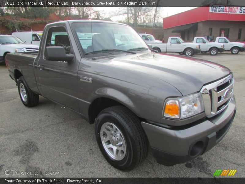 Dark Shadow Grey Metallic / Medium Dark Flint 2011 Ford Ranger XLT Regular Cab