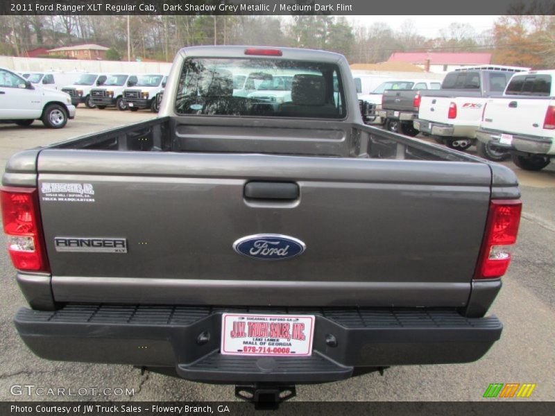Dark Shadow Grey Metallic / Medium Dark Flint 2011 Ford Ranger XLT Regular Cab