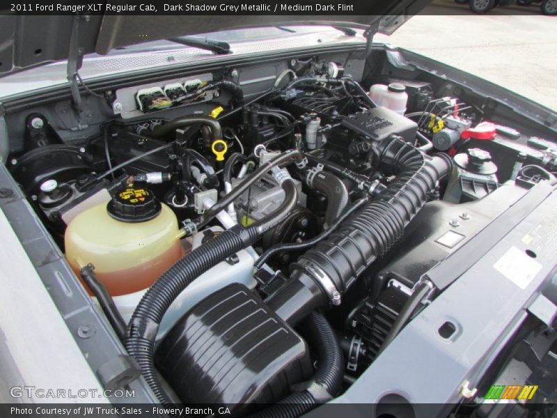 Dark Shadow Grey Metallic / Medium Dark Flint 2011 Ford Ranger XLT Regular Cab