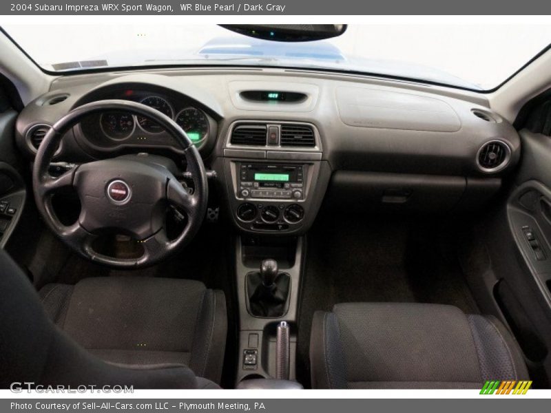 WR Blue Pearl / Dark Gray 2004 Subaru Impreza WRX Sport Wagon