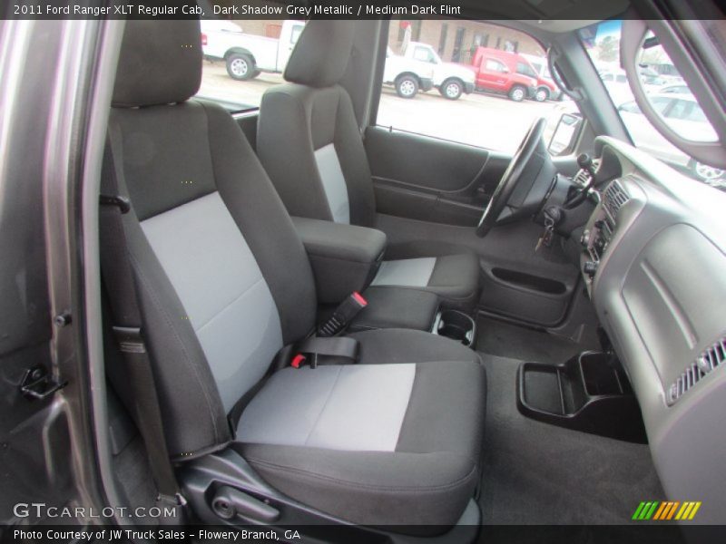 Dark Shadow Grey Metallic / Medium Dark Flint 2011 Ford Ranger XLT Regular Cab