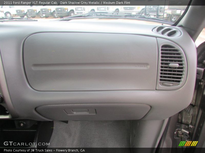 Dark Shadow Grey Metallic / Medium Dark Flint 2011 Ford Ranger XLT Regular Cab