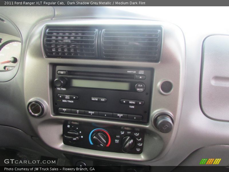 Dark Shadow Grey Metallic / Medium Dark Flint 2011 Ford Ranger XLT Regular Cab