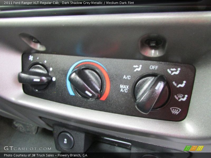 Dark Shadow Grey Metallic / Medium Dark Flint 2011 Ford Ranger XLT Regular Cab