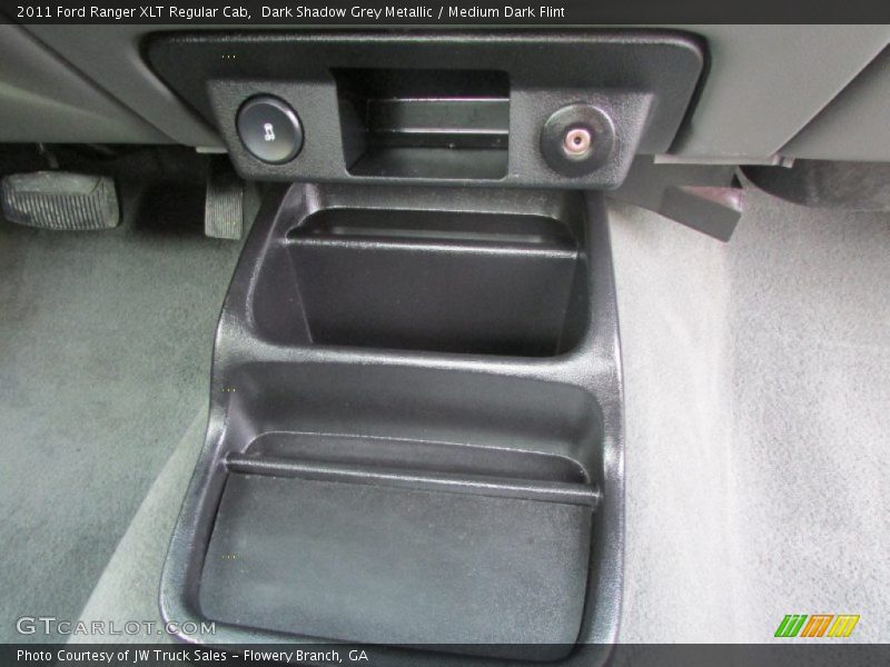 Dark Shadow Grey Metallic / Medium Dark Flint 2011 Ford Ranger XLT Regular Cab