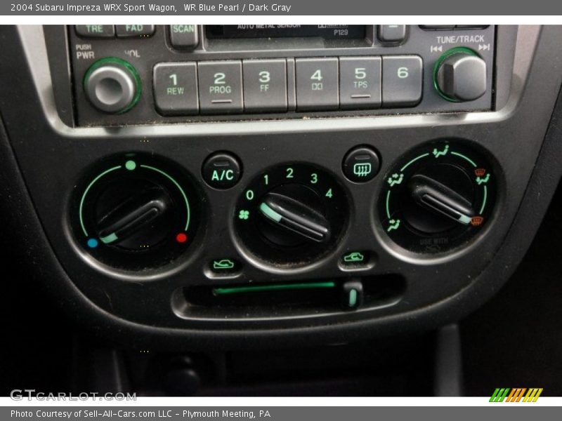 WR Blue Pearl / Dark Gray 2004 Subaru Impreza WRX Sport Wagon