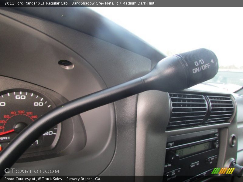 Dark Shadow Grey Metallic / Medium Dark Flint 2011 Ford Ranger XLT Regular Cab