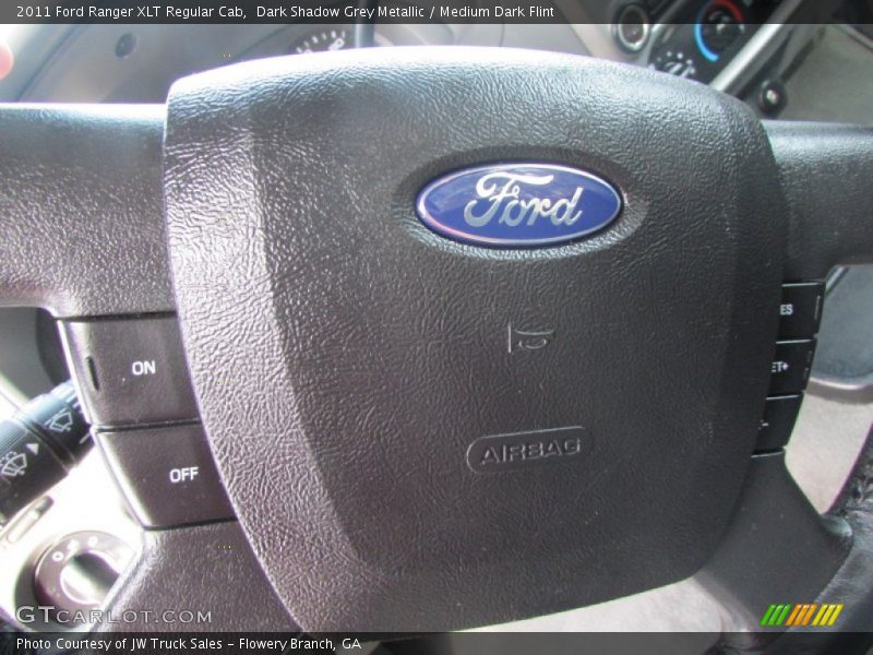 Dark Shadow Grey Metallic / Medium Dark Flint 2011 Ford Ranger XLT Regular Cab
