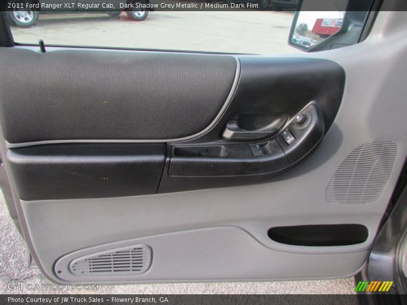 Dark Shadow Grey Metallic / Medium Dark Flint 2011 Ford Ranger XLT Regular Cab