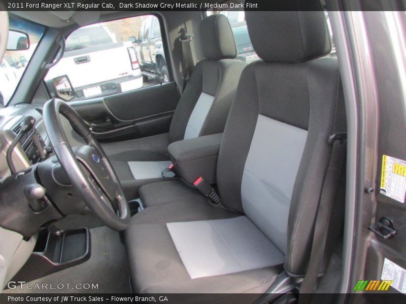 Dark Shadow Grey Metallic / Medium Dark Flint 2011 Ford Ranger XLT Regular Cab