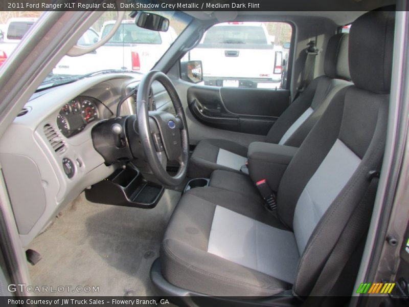 Dark Shadow Grey Metallic / Medium Dark Flint 2011 Ford Ranger XLT Regular Cab