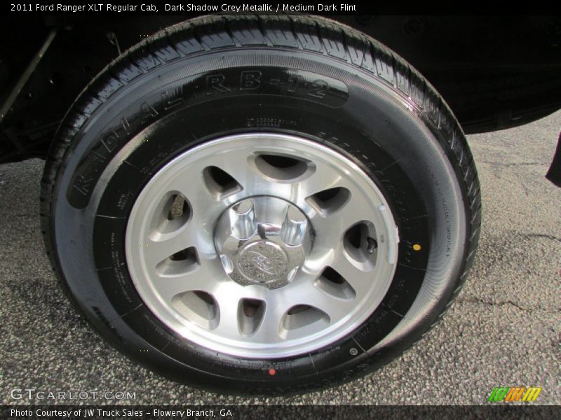 Dark Shadow Grey Metallic / Medium Dark Flint 2011 Ford Ranger XLT Regular Cab