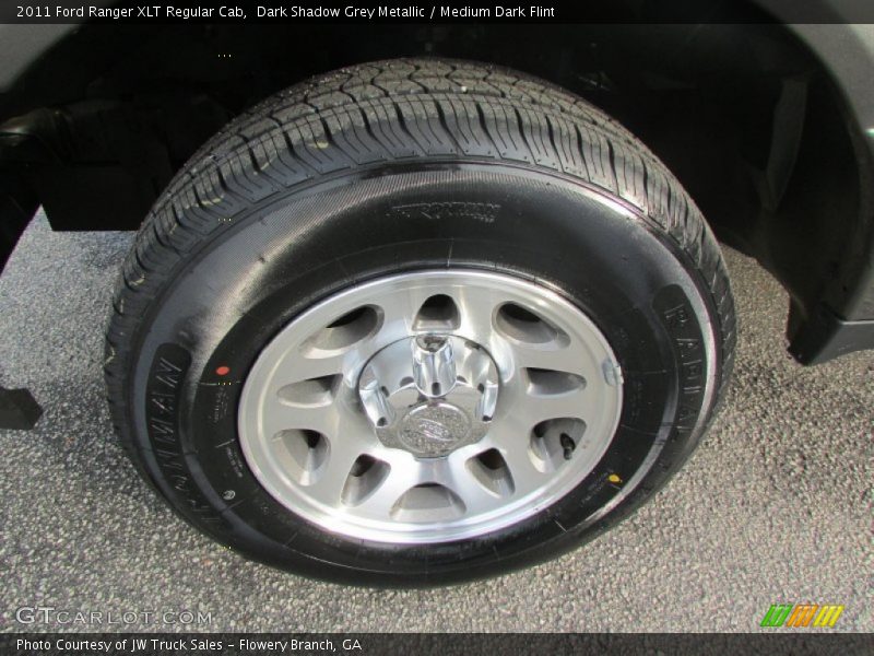 Dark Shadow Grey Metallic / Medium Dark Flint 2011 Ford Ranger XLT Regular Cab