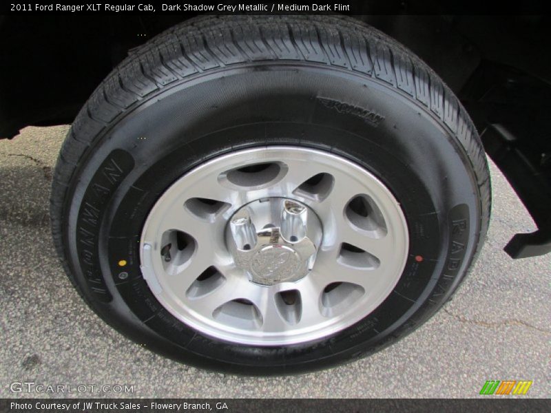 Dark Shadow Grey Metallic / Medium Dark Flint 2011 Ford Ranger XLT Regular Cab
