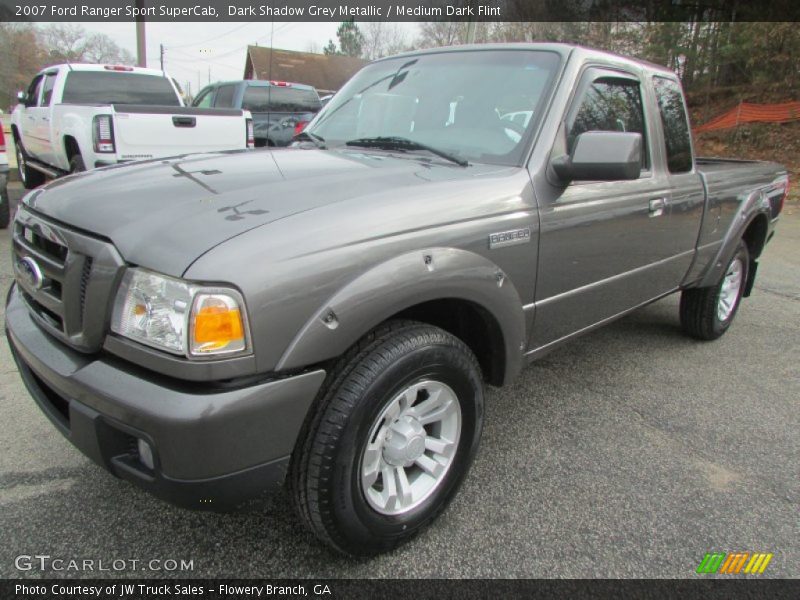 Dark Shadow Grey Metallic / Medium Dark Flint 2007 Ford Ranger Sport SuperCab