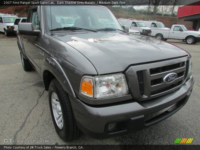 Dark Shadow Grey Metallic / Medium Dark Flint 2007 Ford Ranger Sport SuperCab